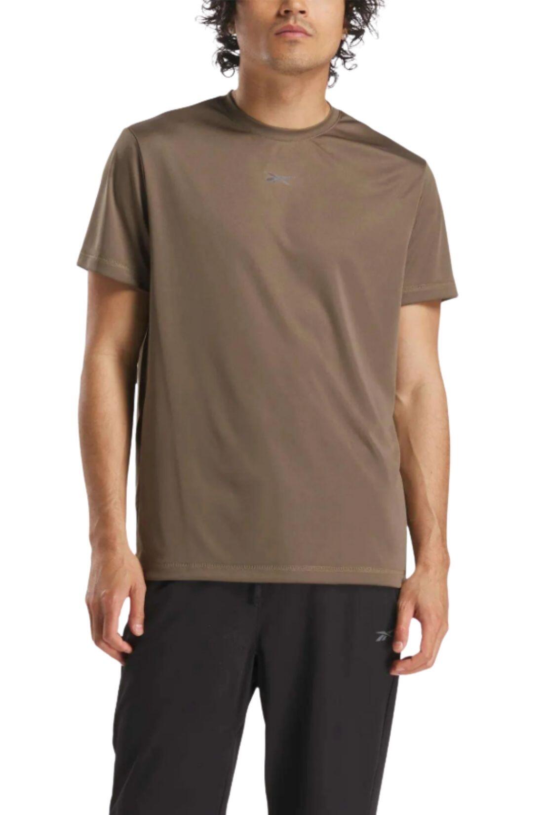 T-shirt d'entraînement - Homme - RBK-DRY col rond regular - taupe 2/3