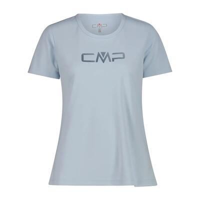 T-shirt con col rotondo e logo donna CMP