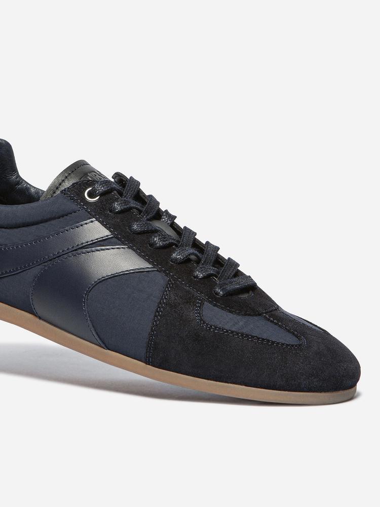Chaussures - homme - tennis toile, lacets - jackson bleu 2/4