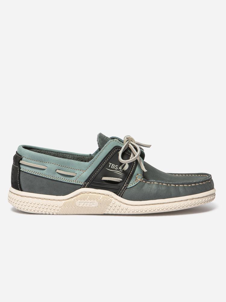 Chaussures bateau - Nautisme - Homme - Lacets cuir - GLOSAIL - Multico Saphir 5/5