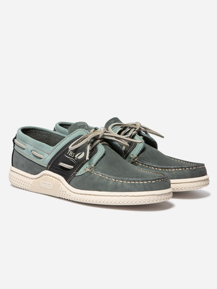 Chaussures bateau - Nautisme - Homme - Lacets cuir - GLOSAIL - Multico Saphir 4/5