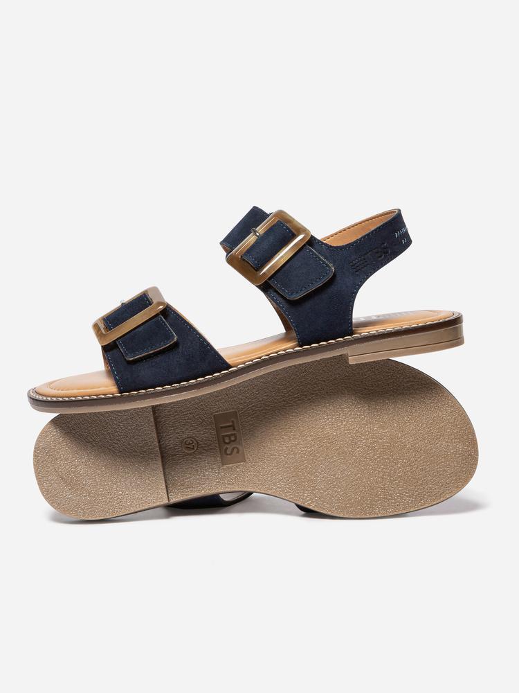 Dames Zijden Geitenleren Sandalen TBS Abigael 5/5