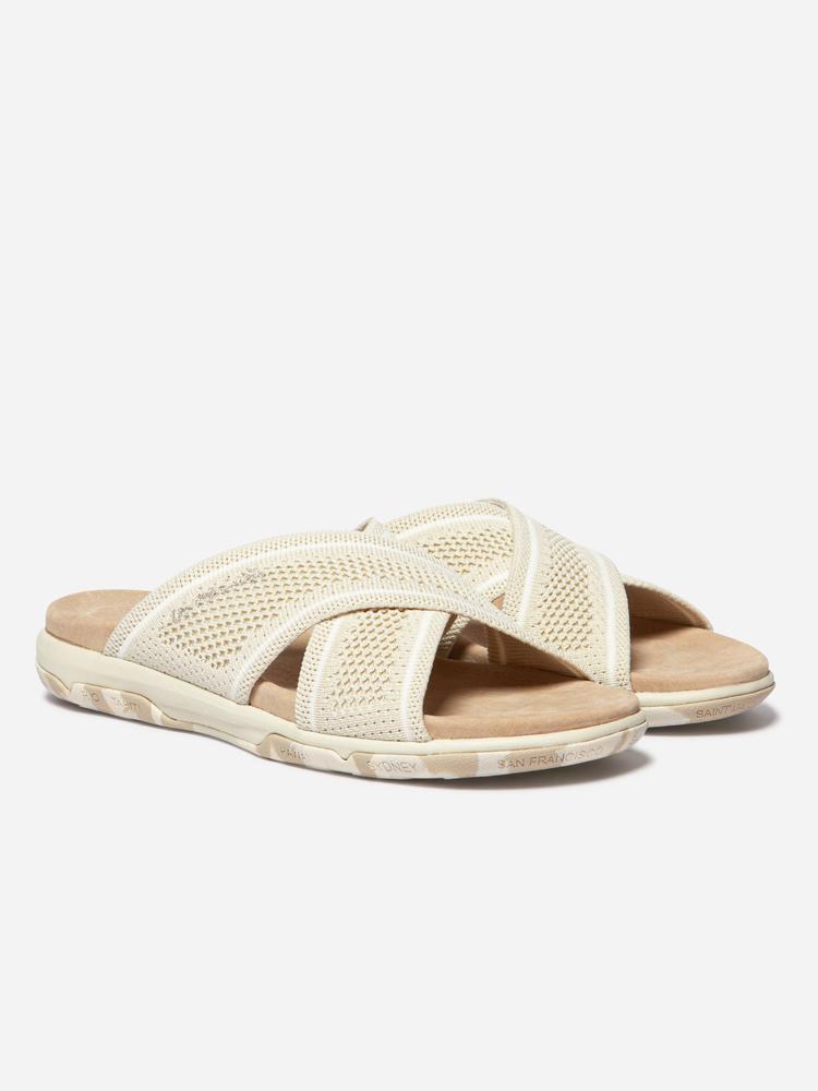 Mules - Femme - Talon 30 mm - CARLETI - Beige camo 4/5