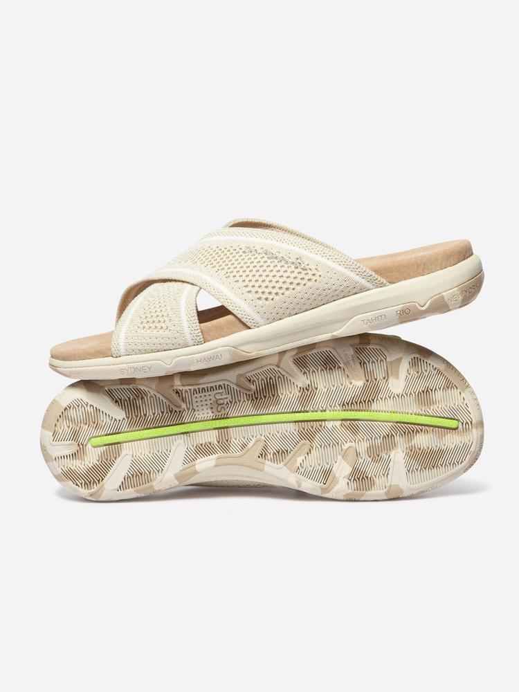 Mules - Femme - Talon 30 mm - CARLETI - Beige camo 3/5