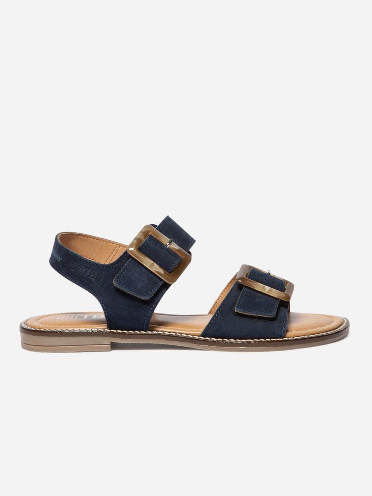 Dames Zijden Geitenleren Sandalen TBS Abigael 3/5