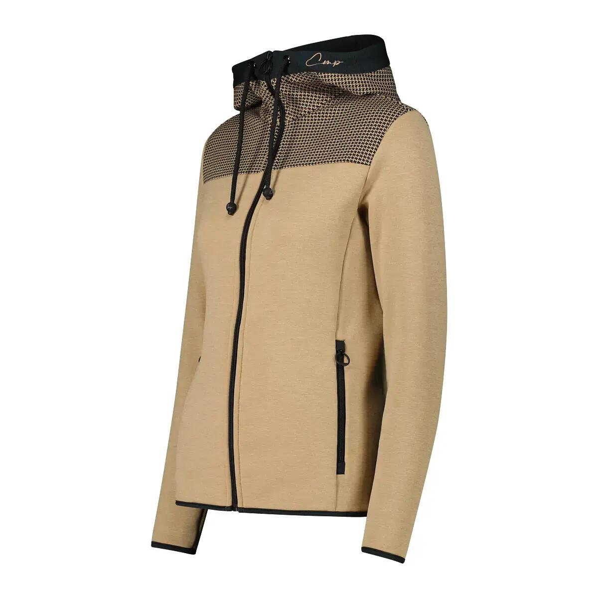 Fleece con cappuccio estensibile donna CMP 3/4