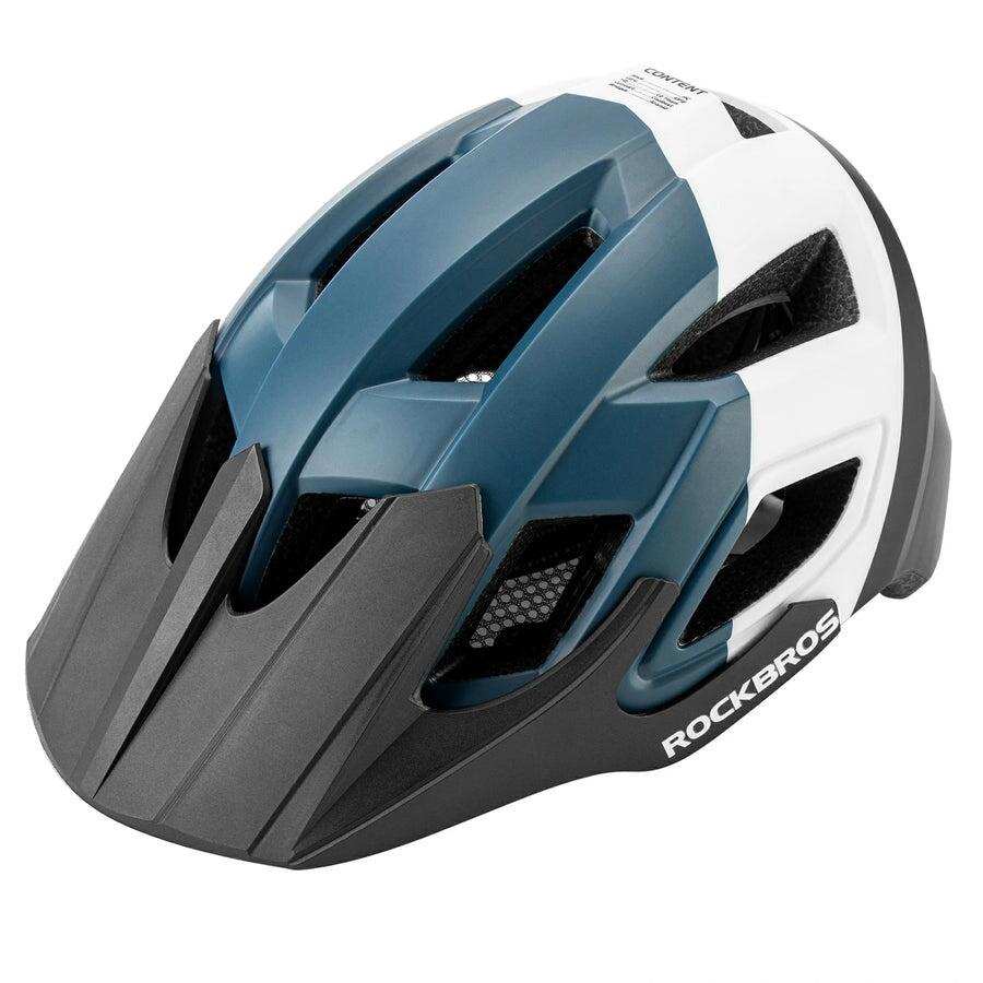 Casco da bicicletta leggero e ventilato con visiera regolabile ROCKBROS 2/2