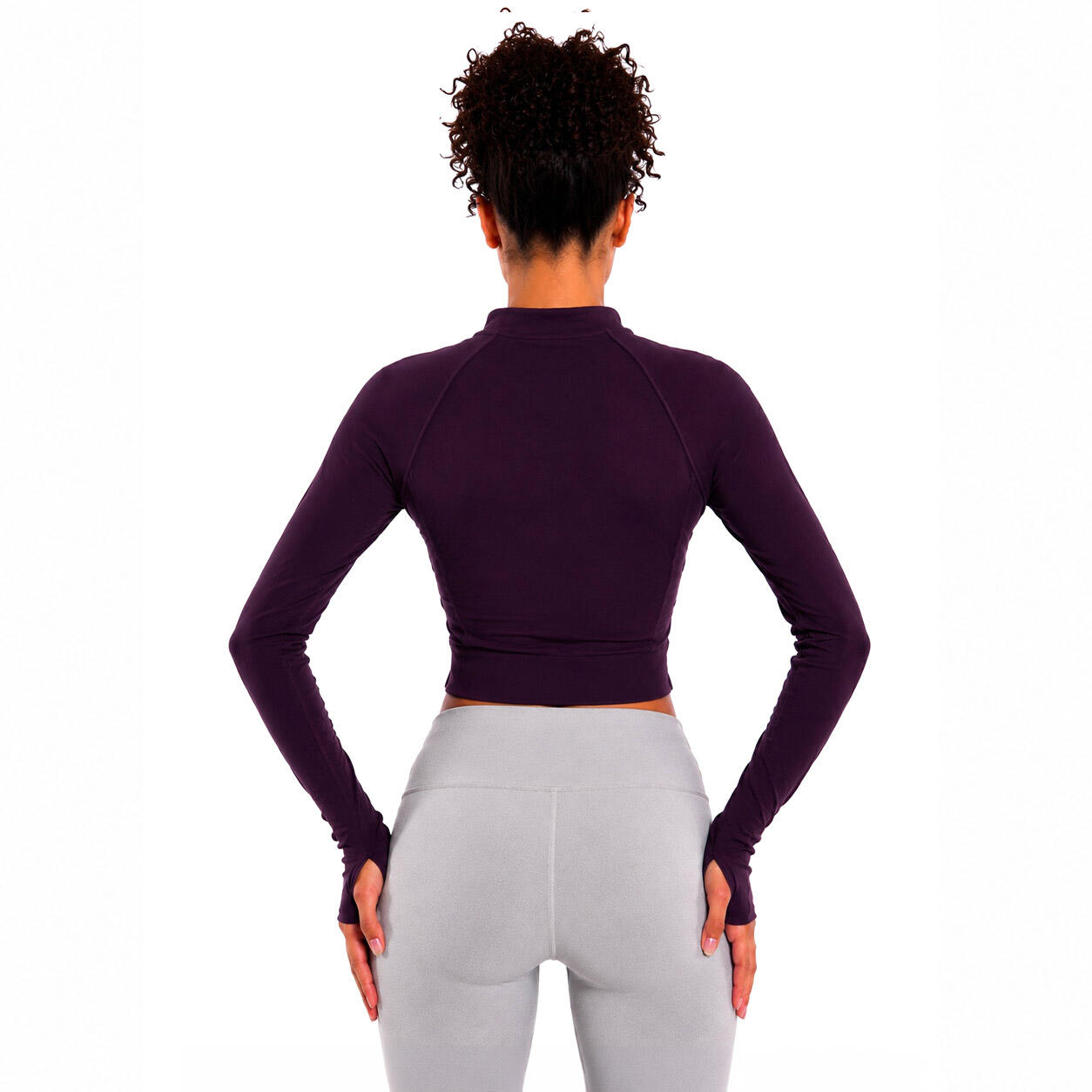 Top sport femme zippé, disponible en plusieurs couleurs 3/6