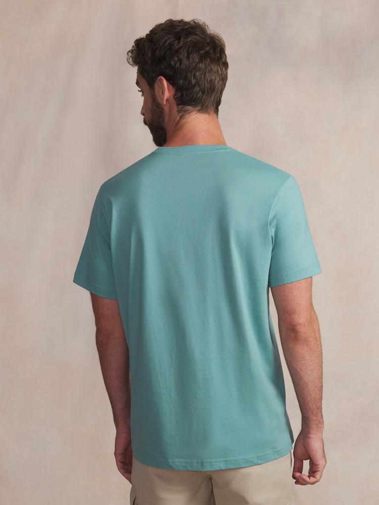 T-shirt - Homme - Manches courtes, coupe ajustée - GREIGTEE - Vert 2/5