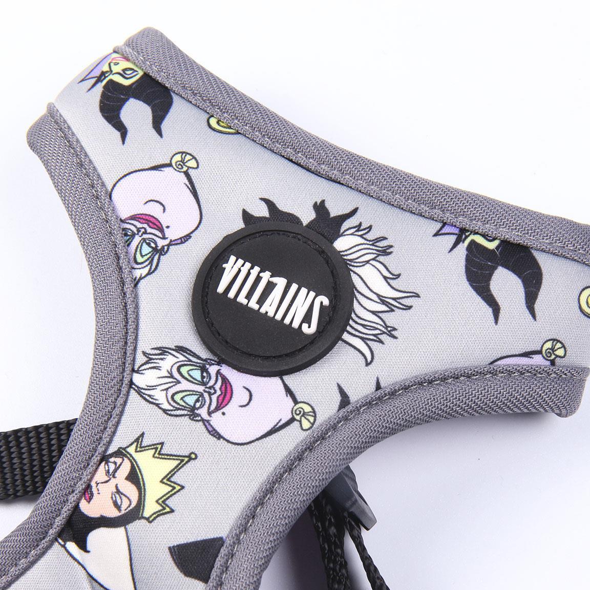Harnais Premium pour chiens Reversible Disney Villanas Gris Talla M/L 6/7