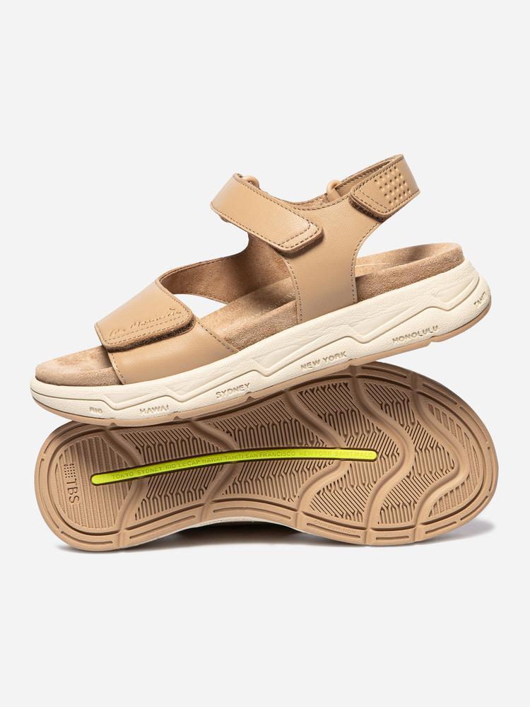 Sandales compensées - Femme - Velcro, talon 40 mm - LOUISIE 3/5