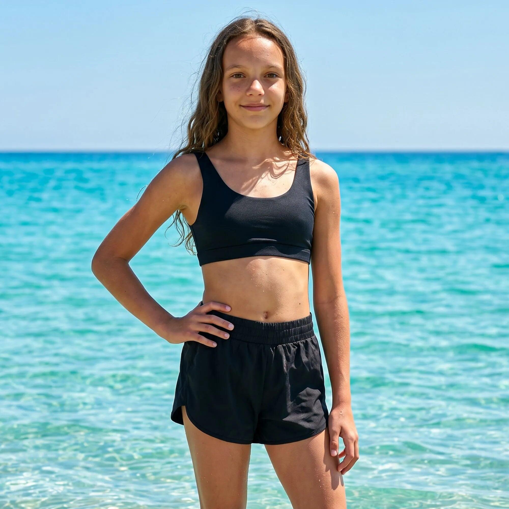 2-in-1 Menstruatie Sport- & Zwemshort | Hevige Menstruatie | Dames | GIA 6/7