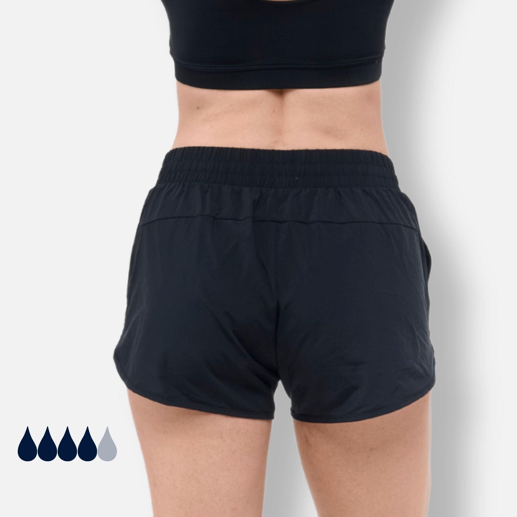 2-in-1 Menstruatie Sport- & Zwemshort | Hevige Menstruatie | Dames | GIA 5/7