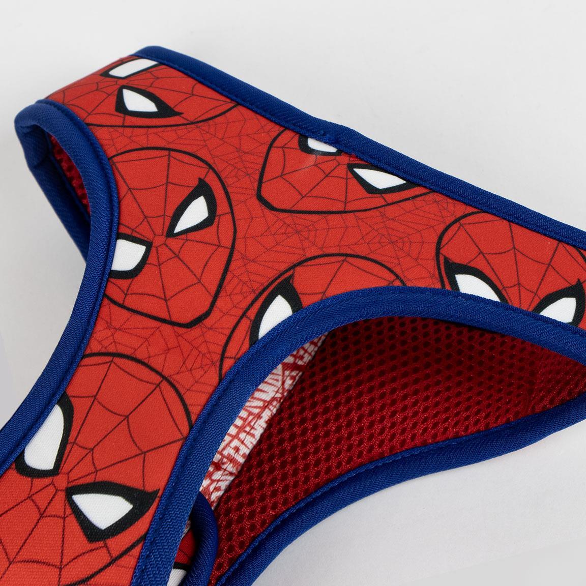 Arnés para Perros Spiderman Talla XS/S Ajustable Acolchado Rojo y Azul 5/6