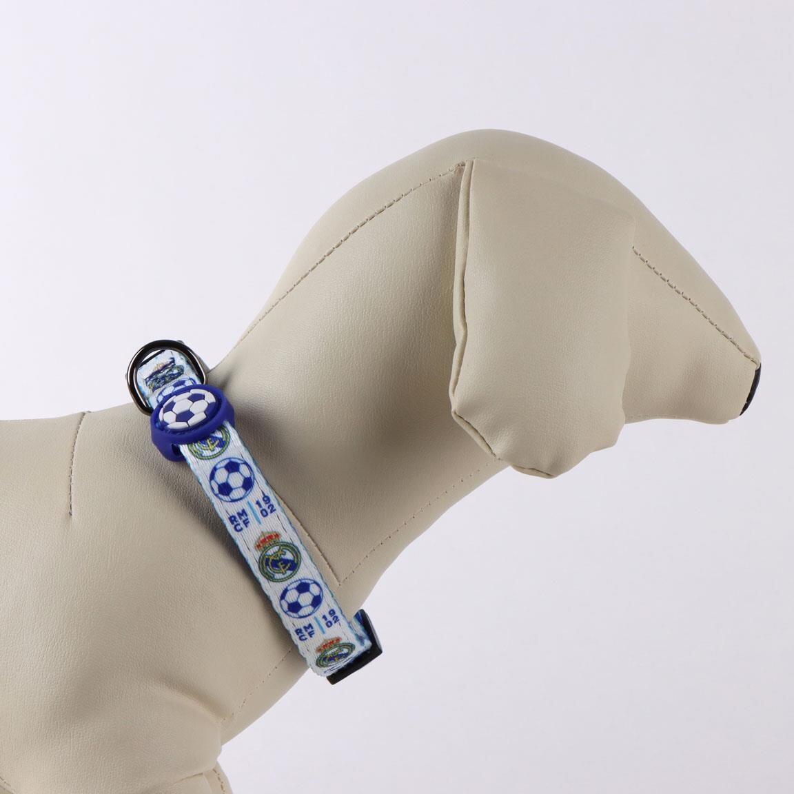 Hundehalsband Real Madrid verstellbar mit Metallring Blau 4/5