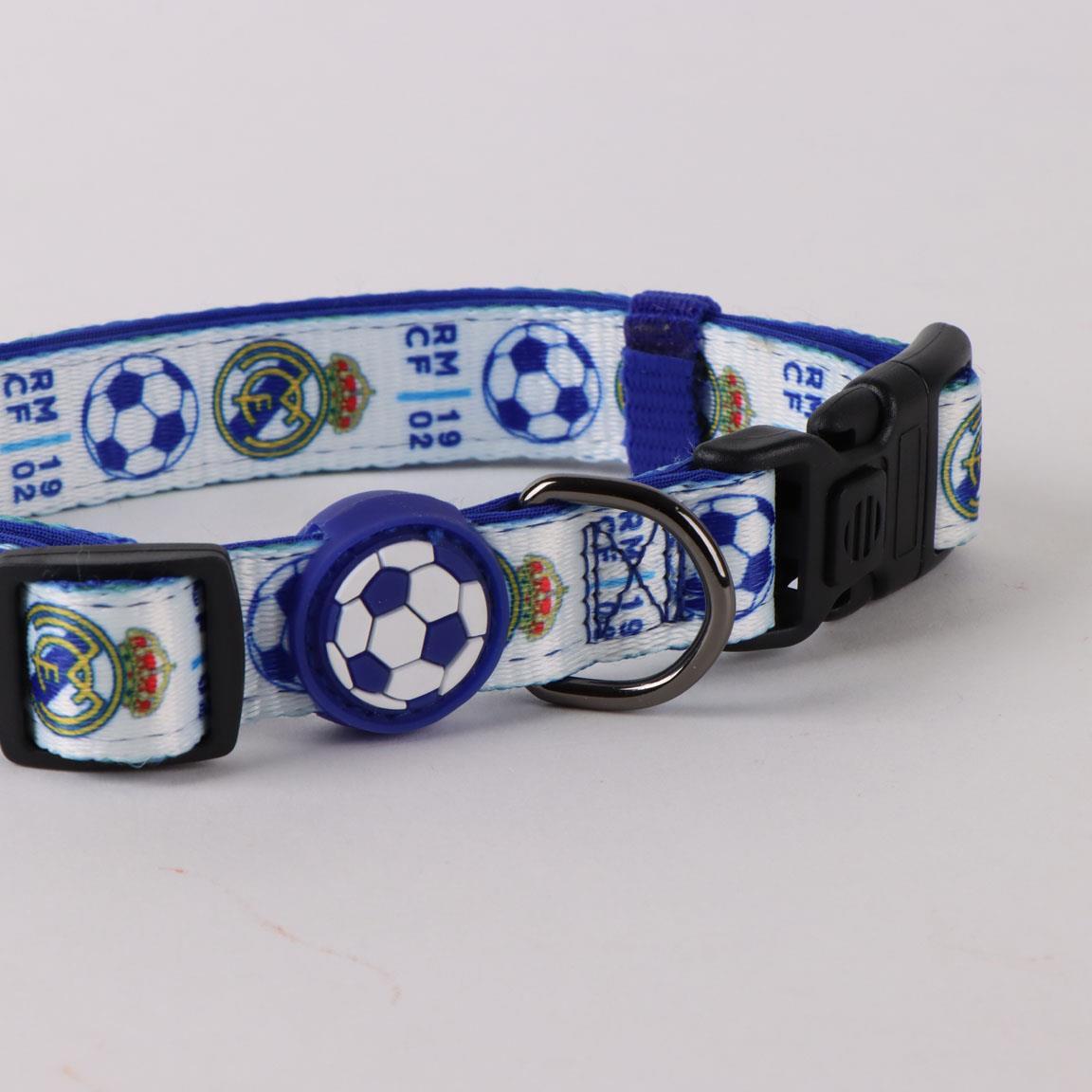 Hundehalsband Real Madrid verstellbar mit Metallring Blau 3/5