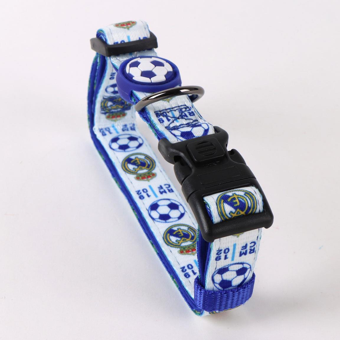 Hundehalsband Real Madrid verstellbar mit Metallring Blau 2/5