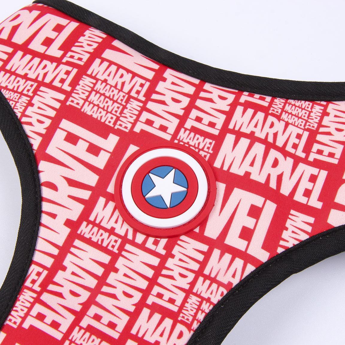 Arnés para Perros Infantil Marvel Capitán América Ajustable Azul y Rojo 4/7