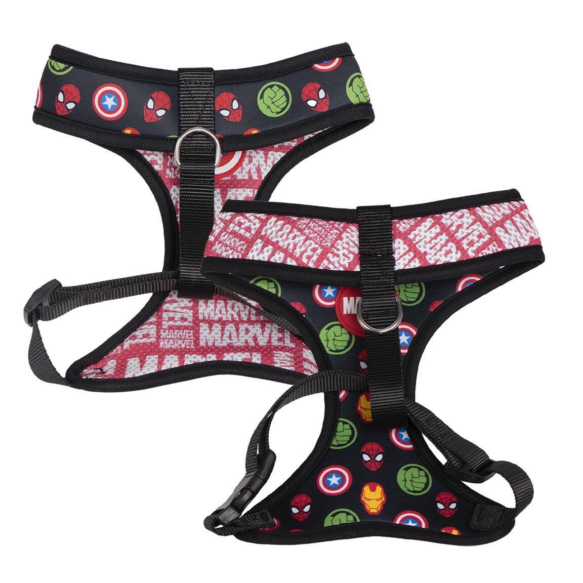 Arnés para Perros Infantil Marvel Capitán América Ajustable Azul y Rojo 2/7