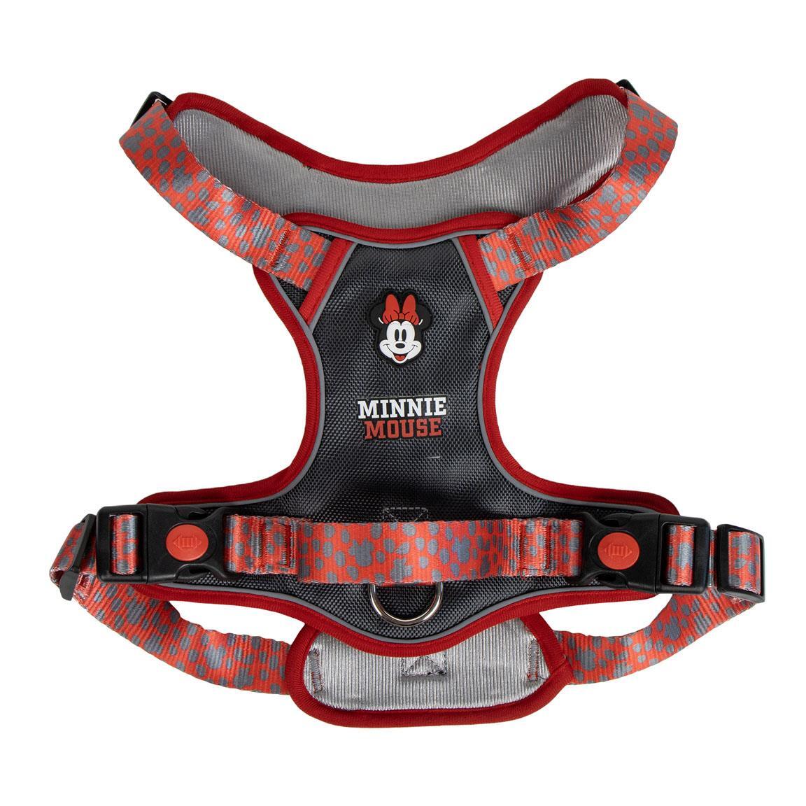 Harnais Premium pour chiens Minnie Mouse M-L Rojo y Gris avec Ajuste Seguro 2/4