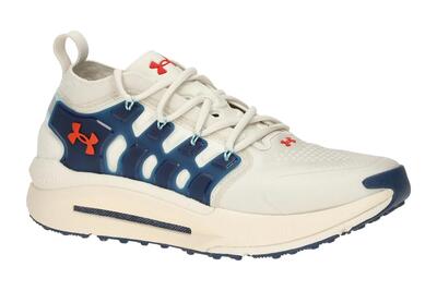 Ua phantom x sportschoen voor heren wit en blauw