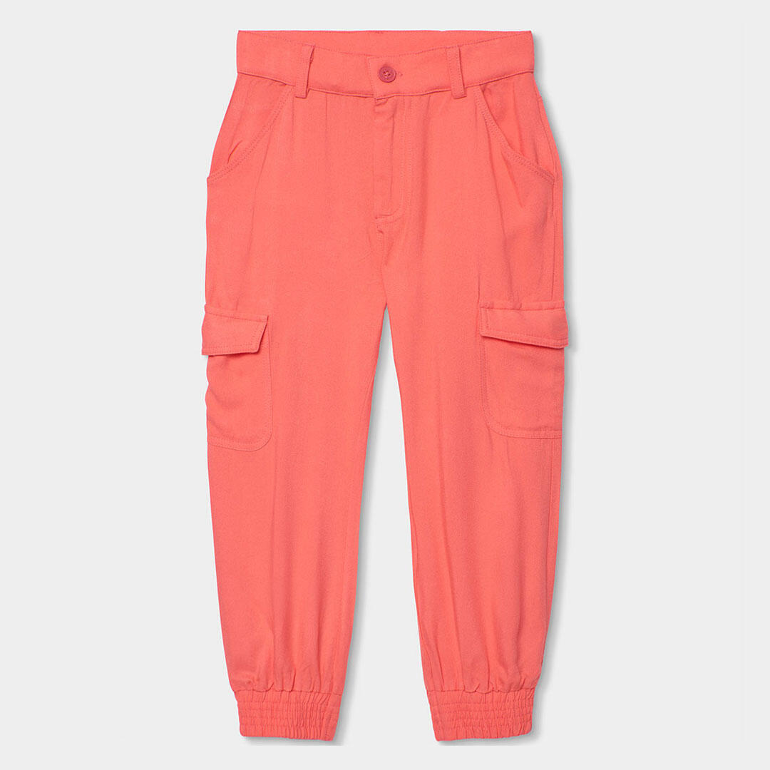Pantalón niña cargo gris 1/4