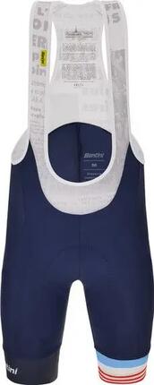 Cuissard Court Santini Maillot Jaune - M. Ventoux Bleu