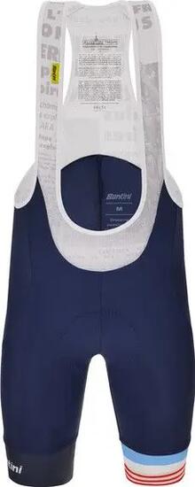 Cuissard Court Santini Maillot Jaune - M. Ventoux Bleu