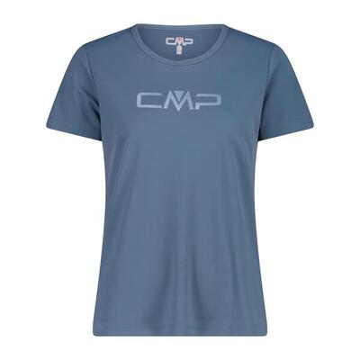 T-shirt con col rotondo e logo donna CMP