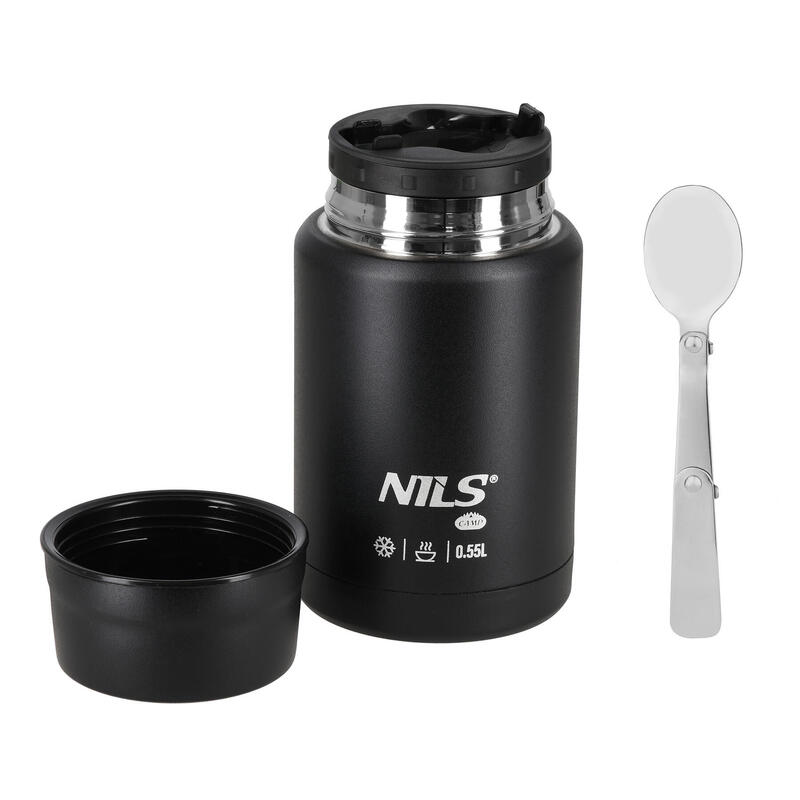 Termos pentru prânz 550 ml  din oțel inoxidabil, etanș NILS Camp NC3807