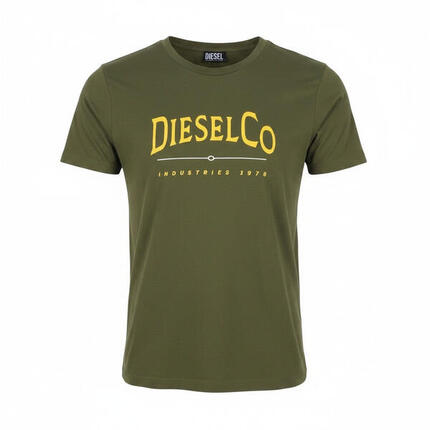 T-shirt homme coton manches courtes col rond Diesel T-diego-boss vert 2XL