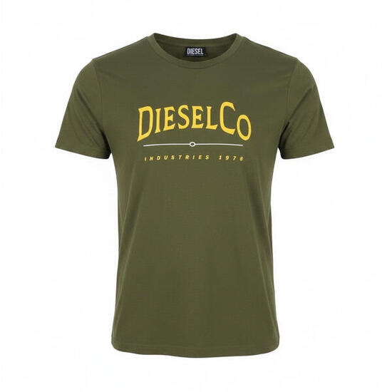 T-shirt homme coton manches courtes col rond Diesel T-diego-boss vert 2XL