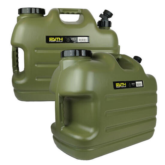 Faith Carp Tackle Tanica per Acqua con Rubinetto - 25 Ltr
