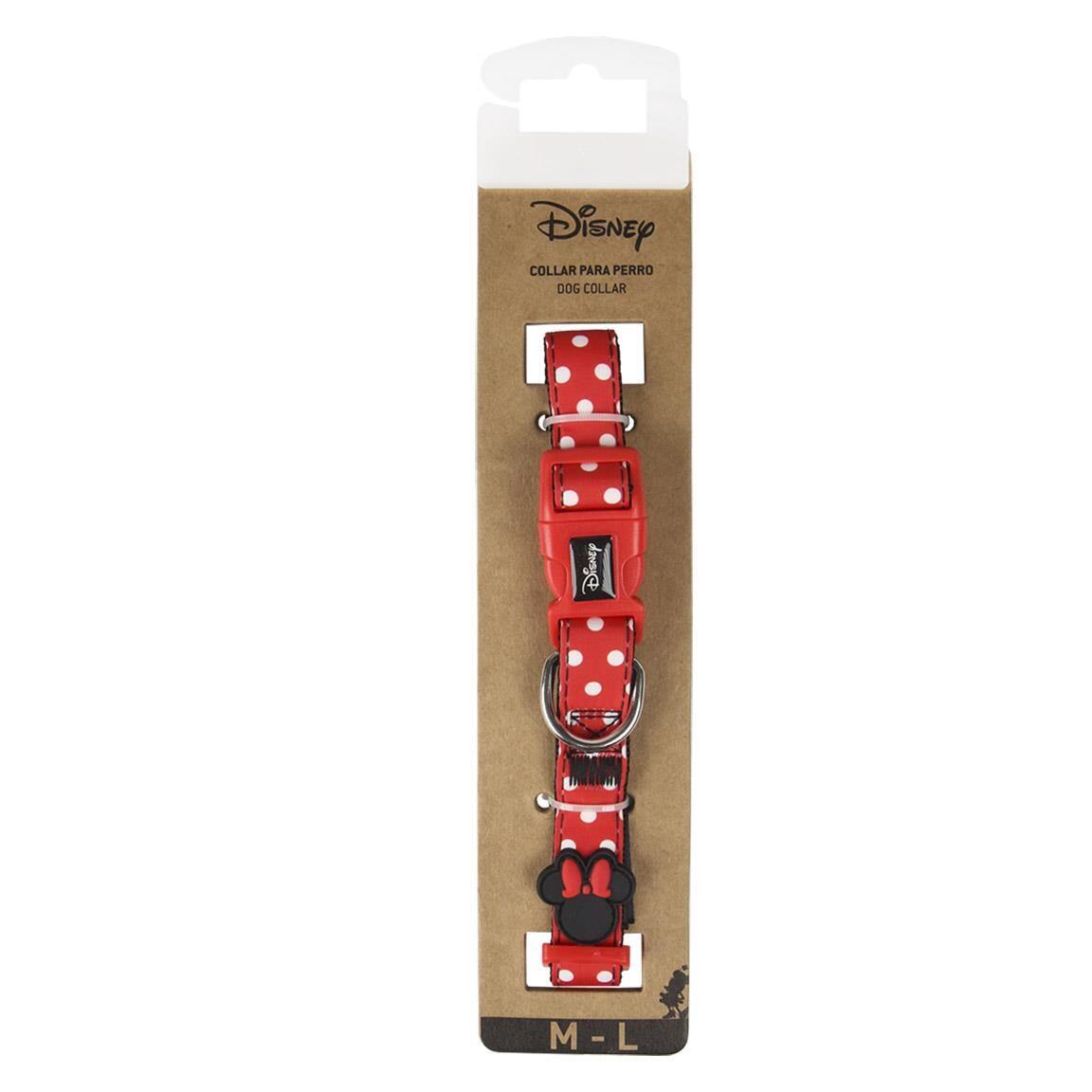 Harnais pour chiens Minnie Talla M/L Rojo avec Lunares Blancos y Ajustable 6/7