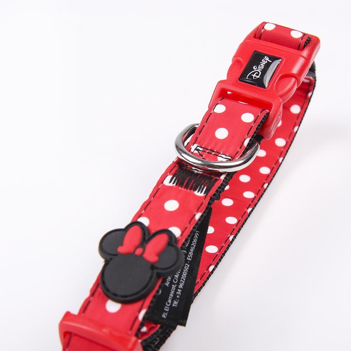 Harnais pour chiens Minnie Talla M/L Rojo avec Lunares Blancos y Ajustable 3/7