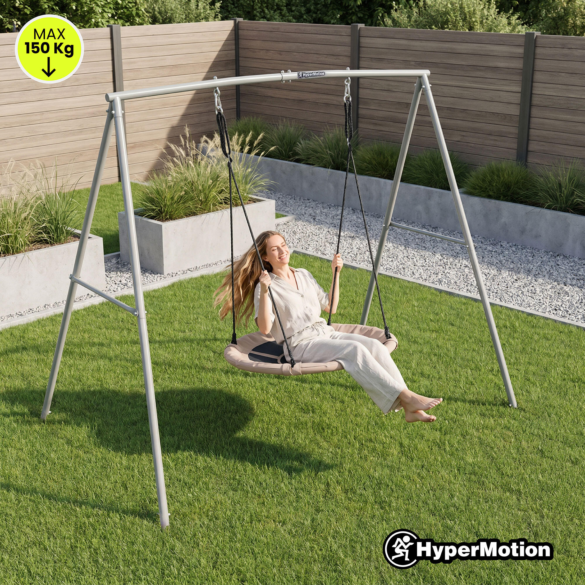 Vogelnestschaukel – Außenbereich – 150 kg – Hypermotion 2/7