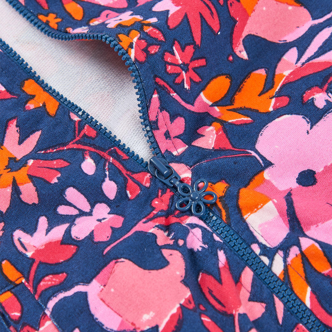 Chaqueta niña flores 3/4