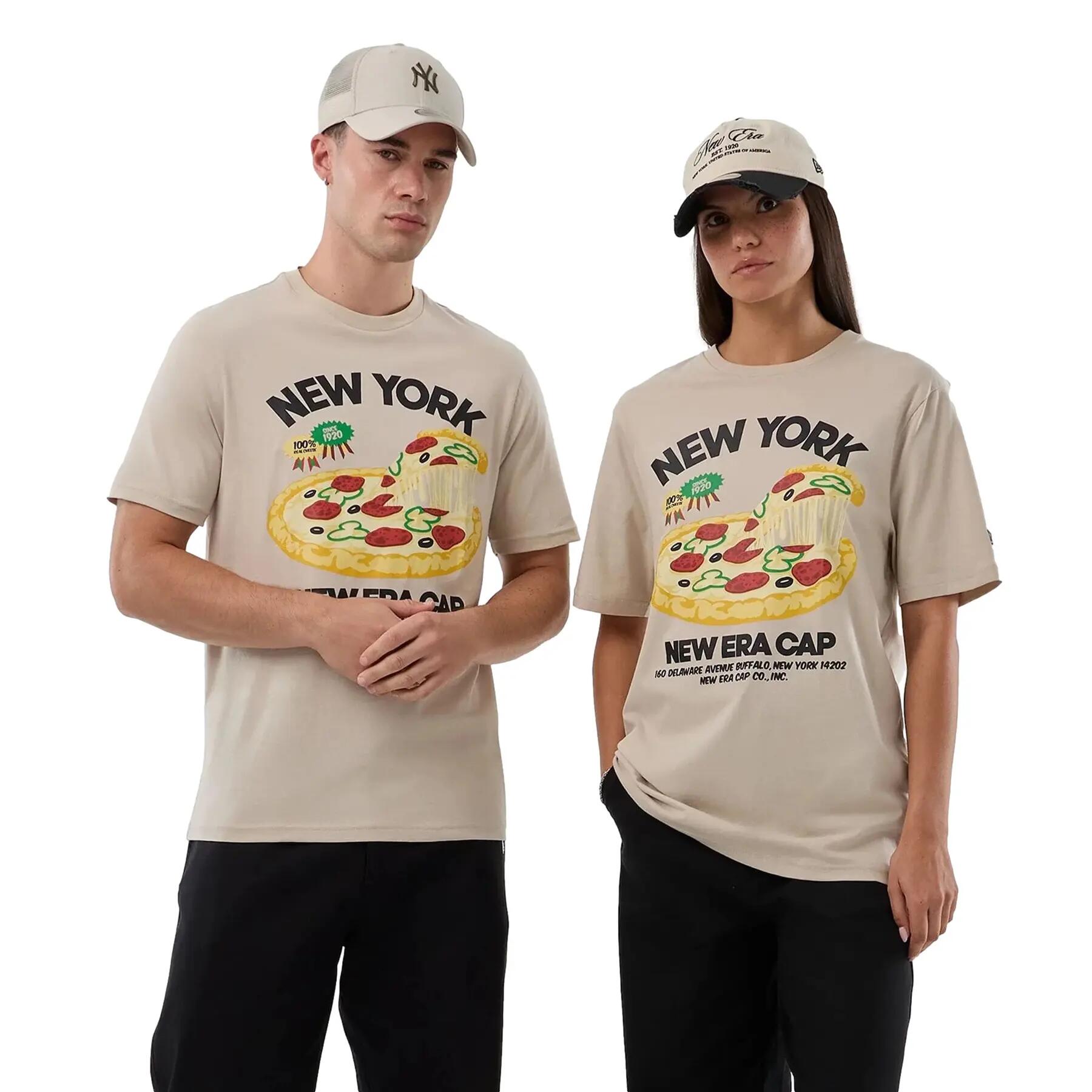 T-shirt met pizza graphic New Era 3/3