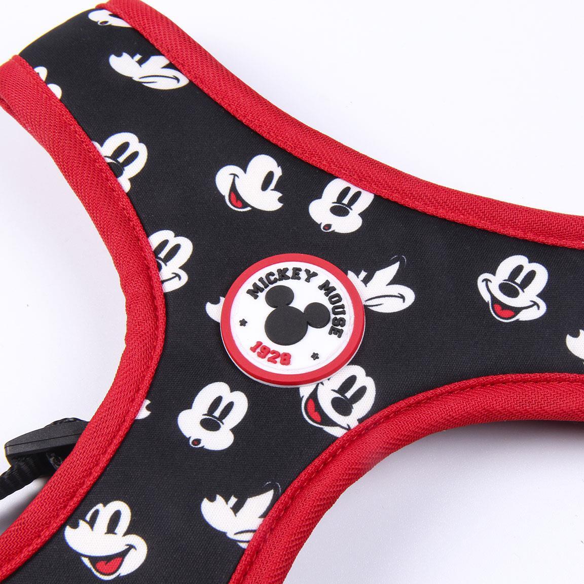 Arnés Premium para Perro Mickey Mouse Reversible Negro y Rojo 5/7
