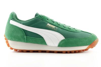 Sneakers unisex Puma Easy Rider Vintage in pelle scamosciata verde