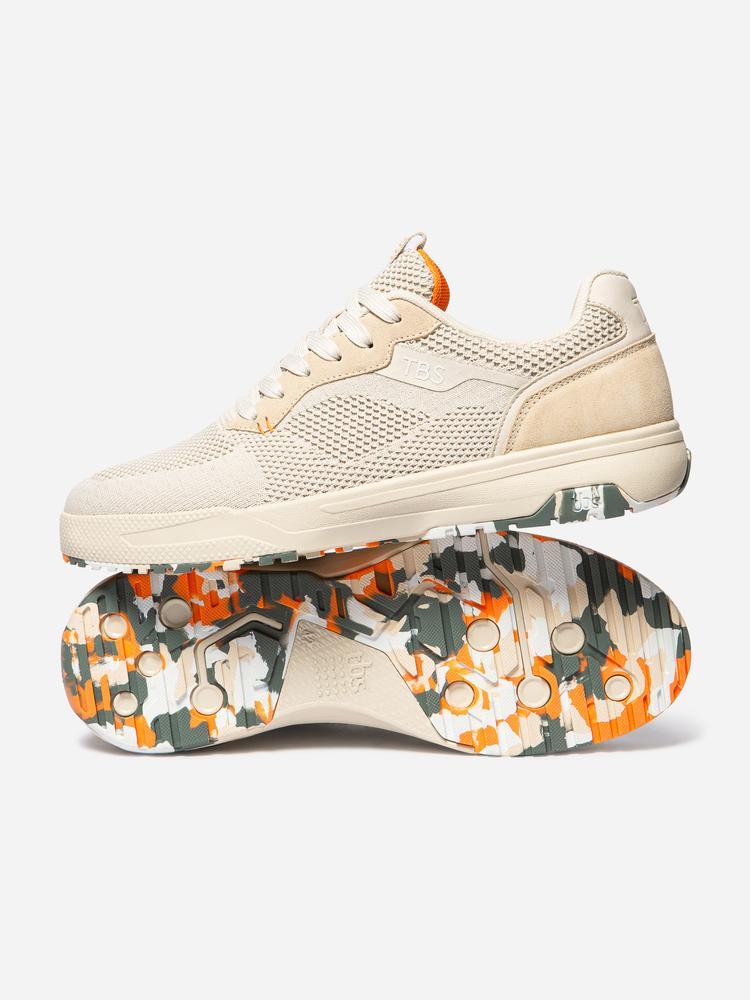 Chaussures - Tennis - Hommes - Toile, Lacets, Talon 45 mm - NEOPOLE Blanc/Écru 3/5