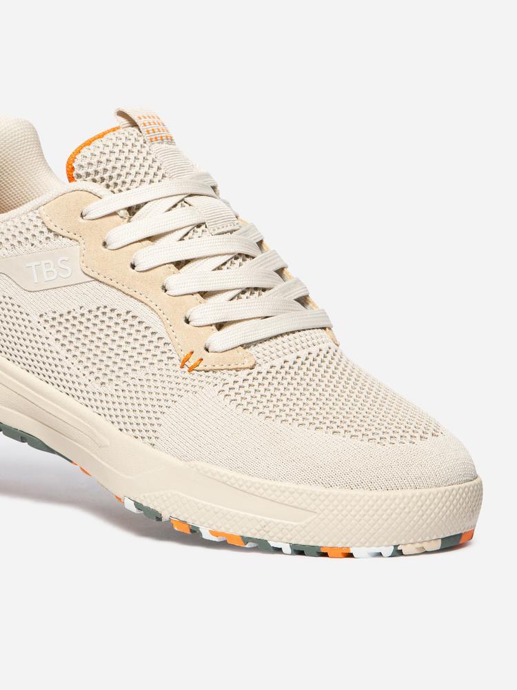 Chaussures - Tennis - Hommes - Toile, Lacets, Talon 45 mm - NEOPOLE Blanc/Écru 2/5