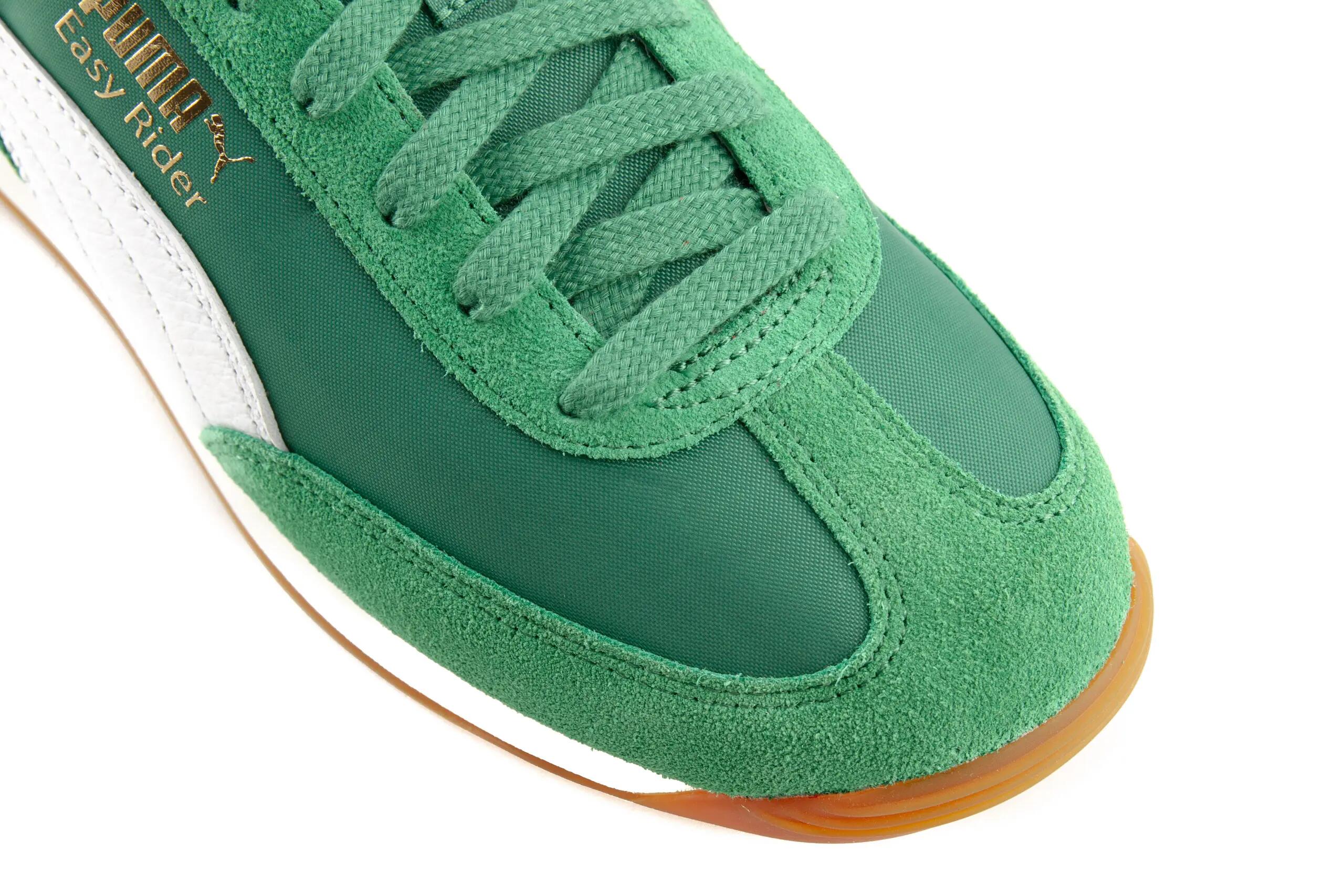 Sneakers unisex Puma Easy Rider Vintage in pelle scamosciata verde 5/7