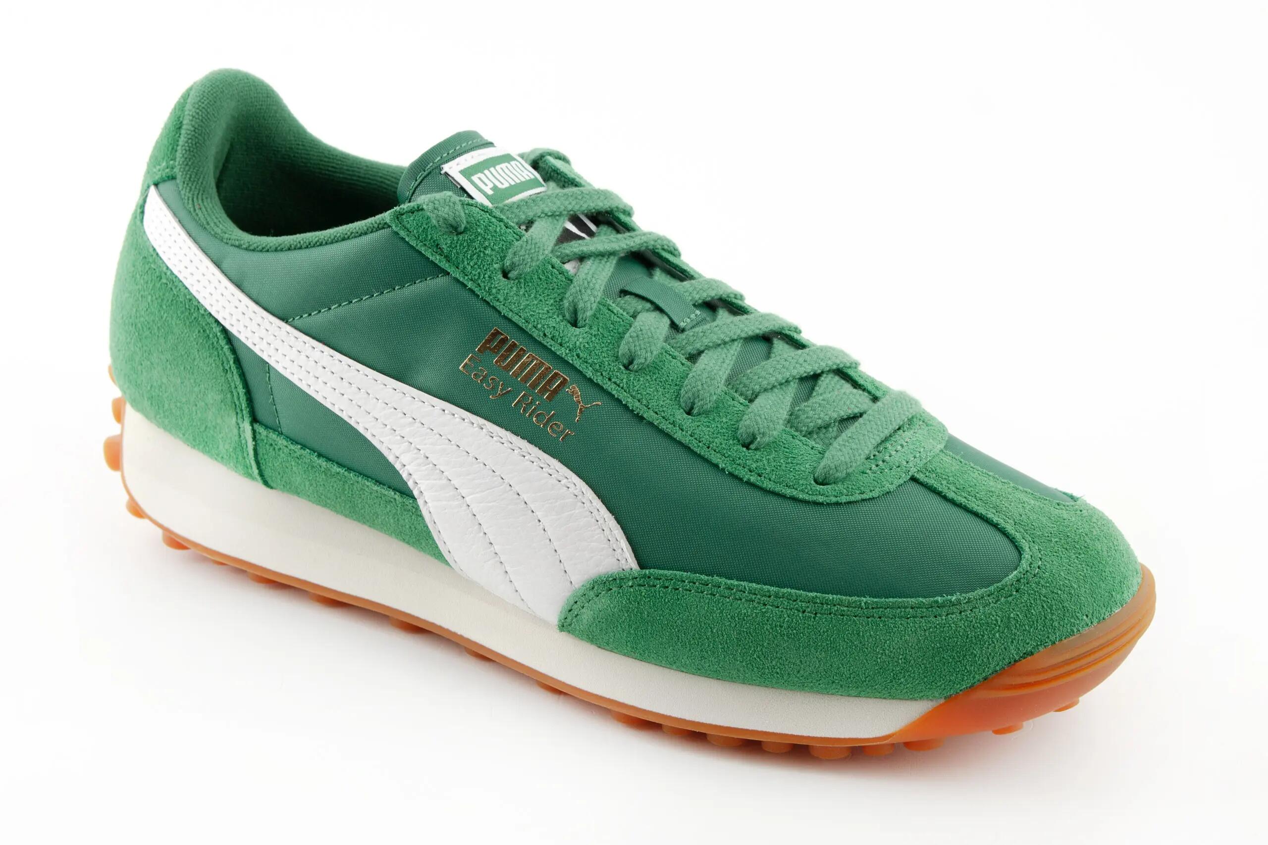 Sneakers unisex Puma Easy Rider Vintage in pelle scamosciata verde 2/7