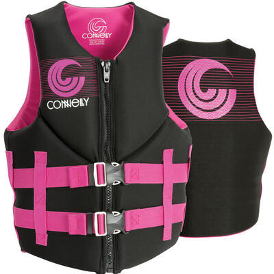 Promo dames neopreen zwemvest – ce 50n – roze – maat l
