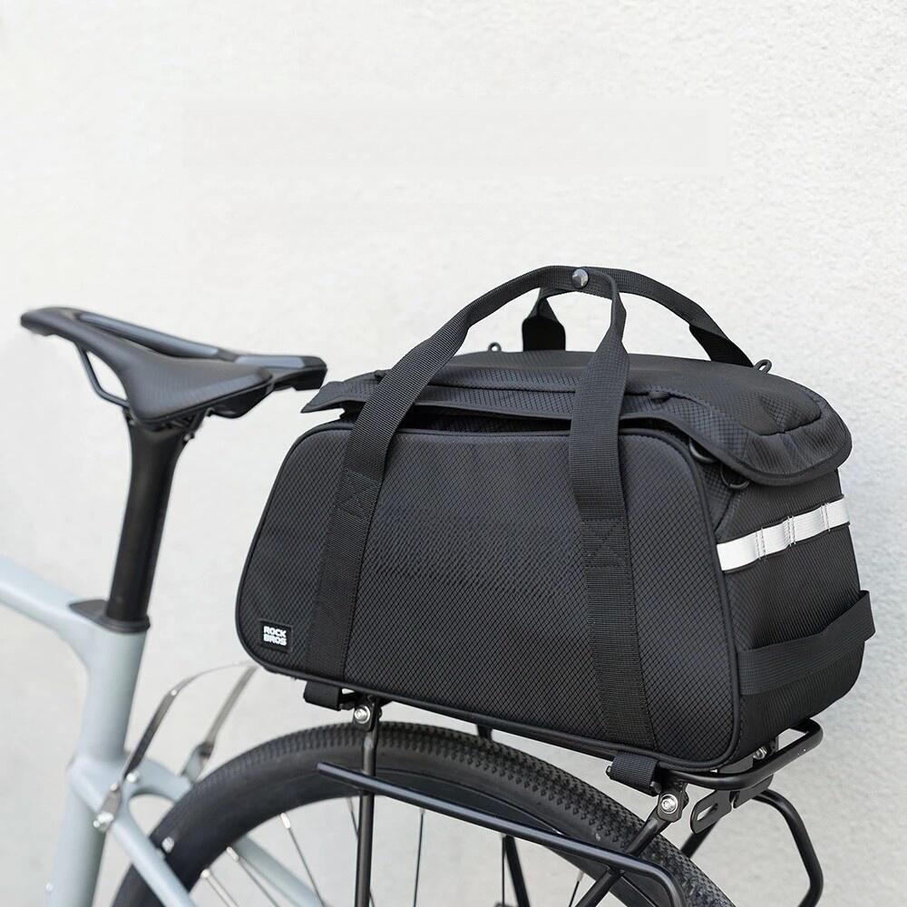 Sacoche arrière de vélo avec poche filet pour casque ROCKBROS 2/3