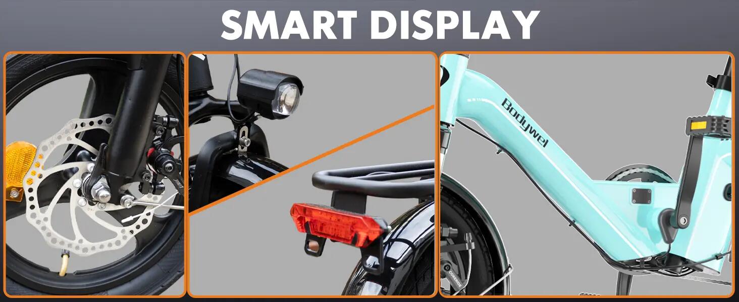 T16PRO bicicletă electrică pentru adulți cu baterie 36V 10Ah și roți de 14 inci. 14/14
