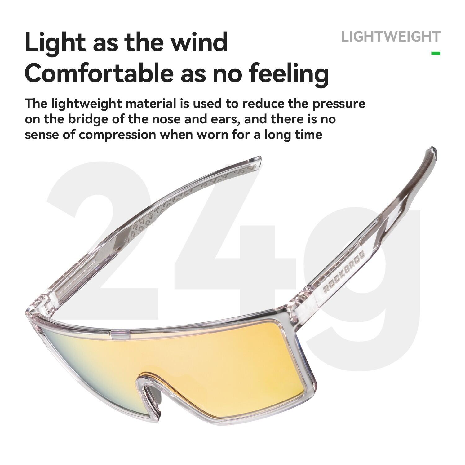 ROCKBROS Radbrille Cycling glasses Polarisiert 4/8