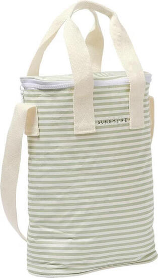 Sunnylife Sac isotherme léger Sea Sage à rayures