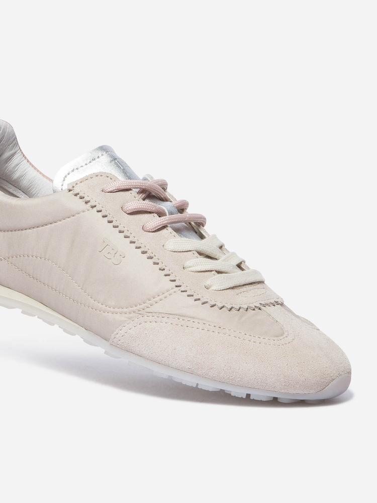 Tennis toile - sport - femme - Estrela - beige/rose 2/4